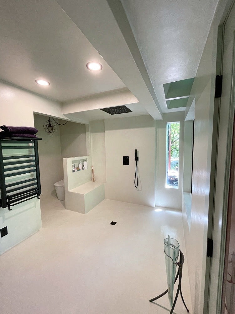 Microcement Floor and Venetian Plaster Ceiling Course