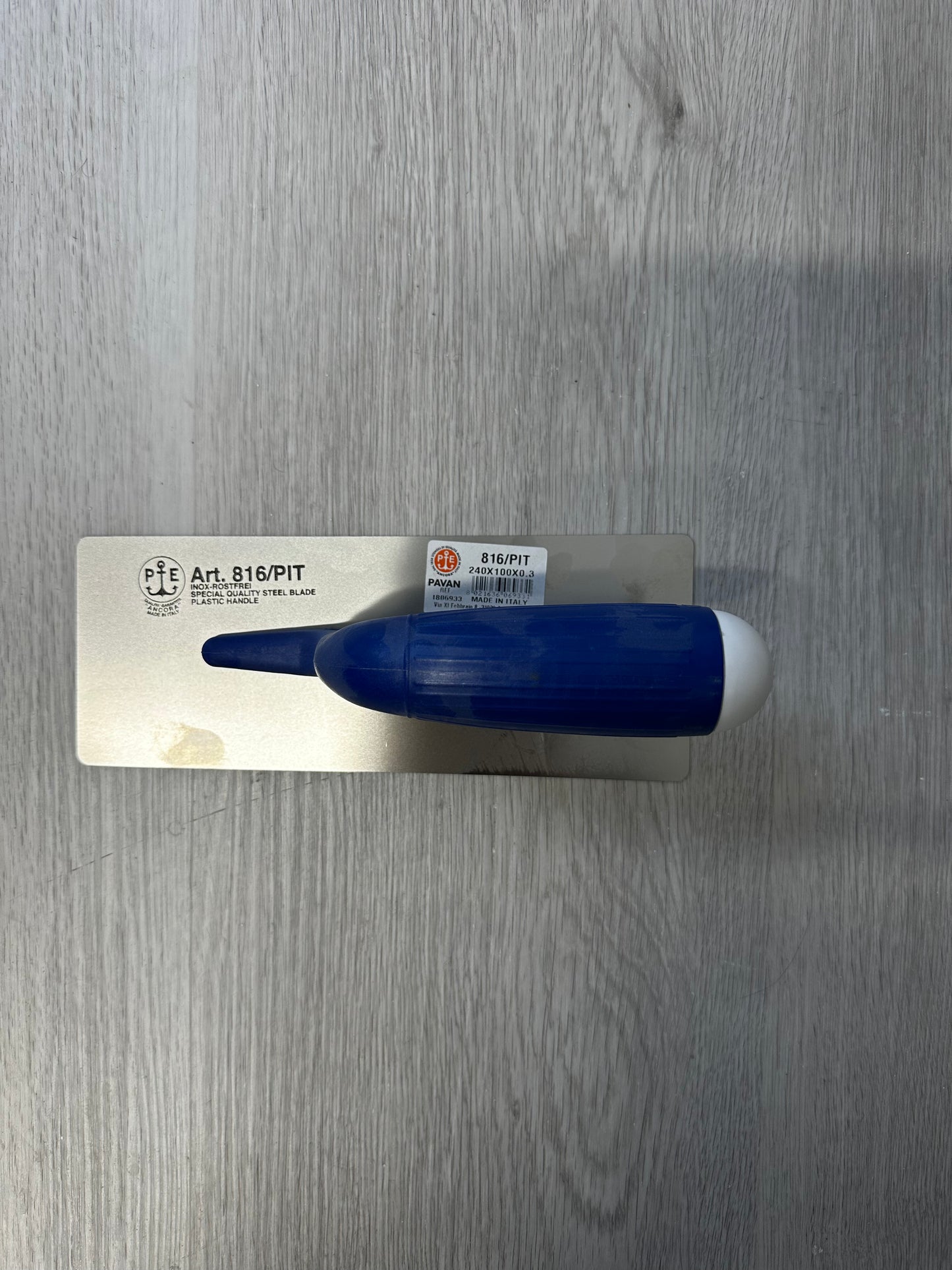 Ultra flexible 3mm inox stainless steel Venetian Plaster basecoat trowel