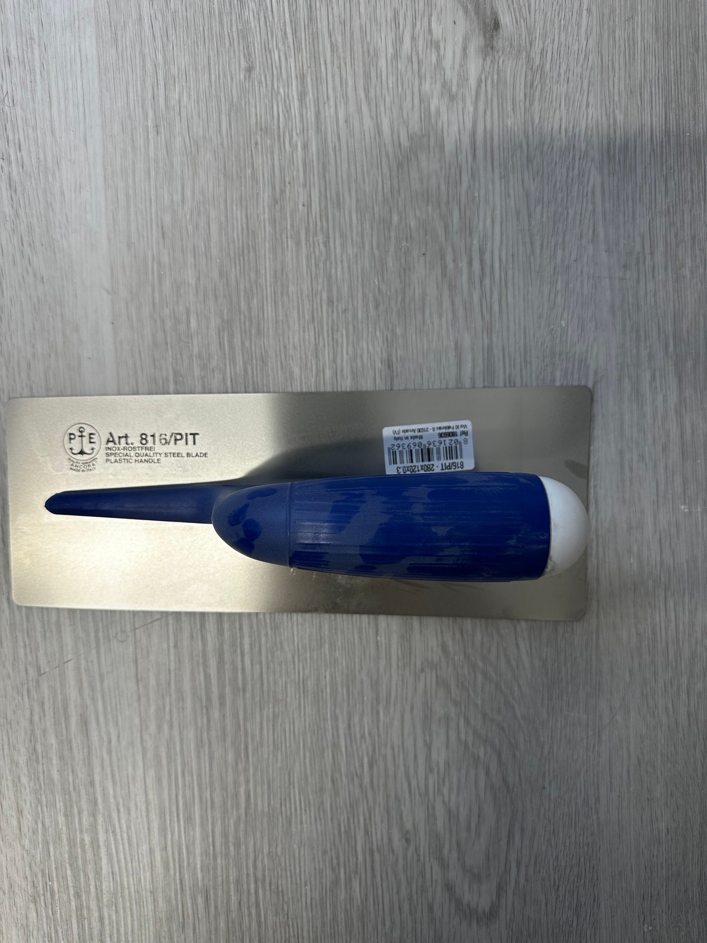 Ultra flexible 3mm inox stainless steel Venetian Plaster basecoat trowel