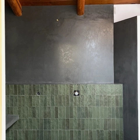 Microcement Wall and Shower - 5 Star Finishes Ltd