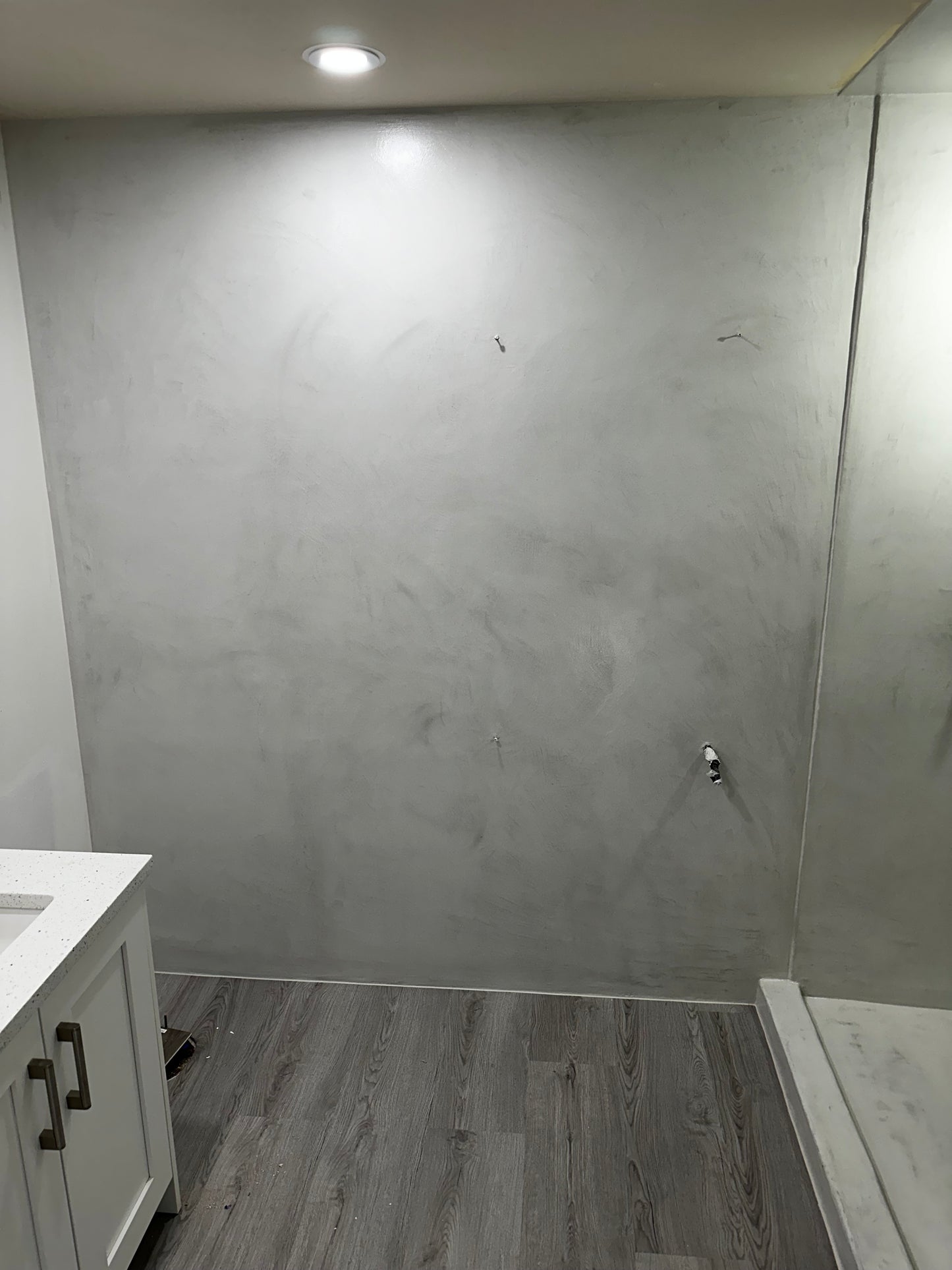 Microcement Wall and Shower