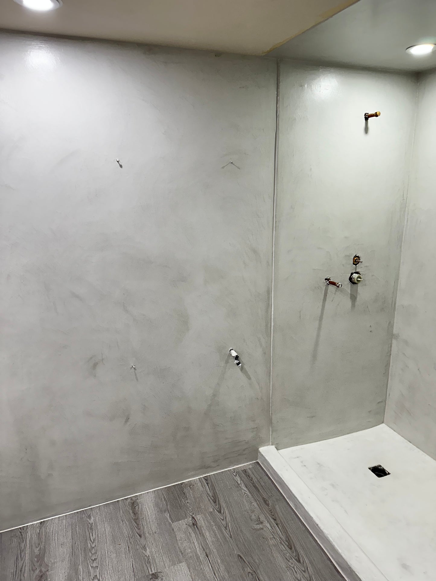 Microcement Wall and Shower