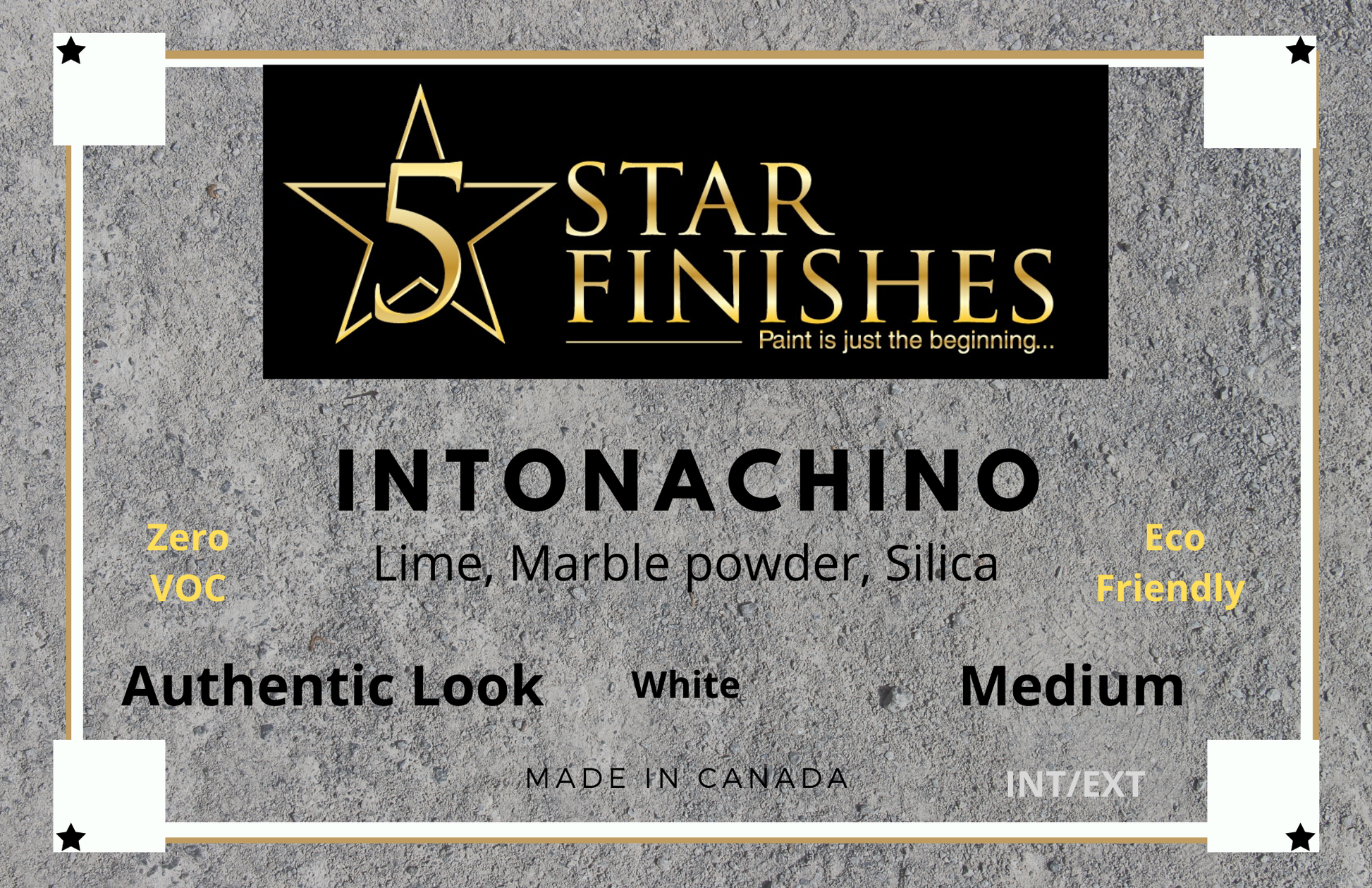 Intonachino Medium - 5 Star Finishes Ltd
